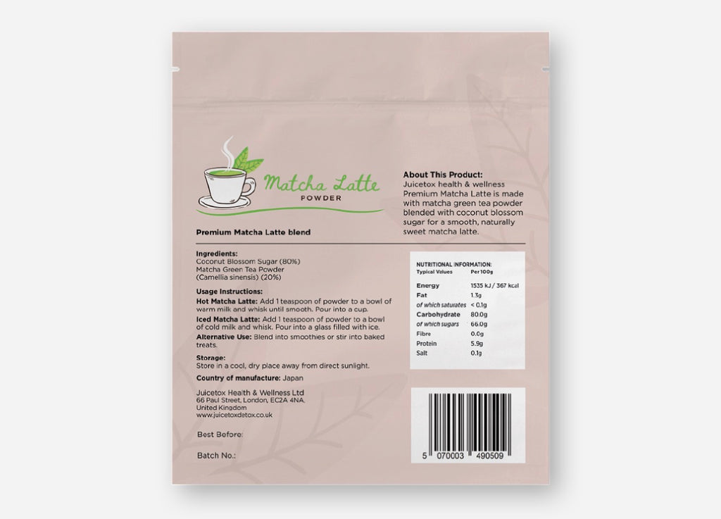 100 g Matcha Latte Powder