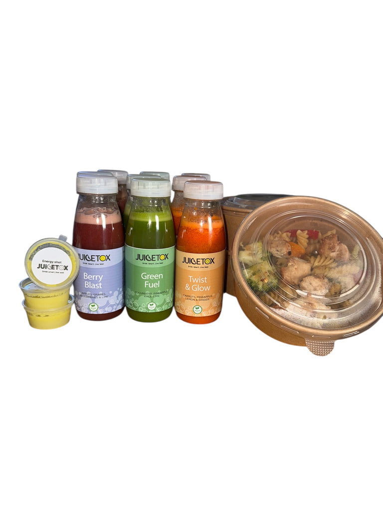 3 & 5 Day JUICE & SALT & PEPPER CHICKEN PASTA WELLNESS PLAN (Merseyside area only)