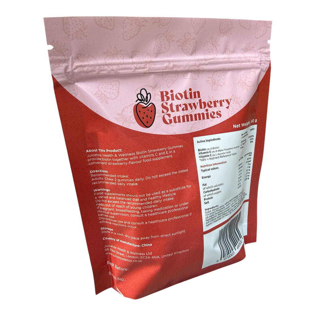 Biotin Strawberry Gummies
