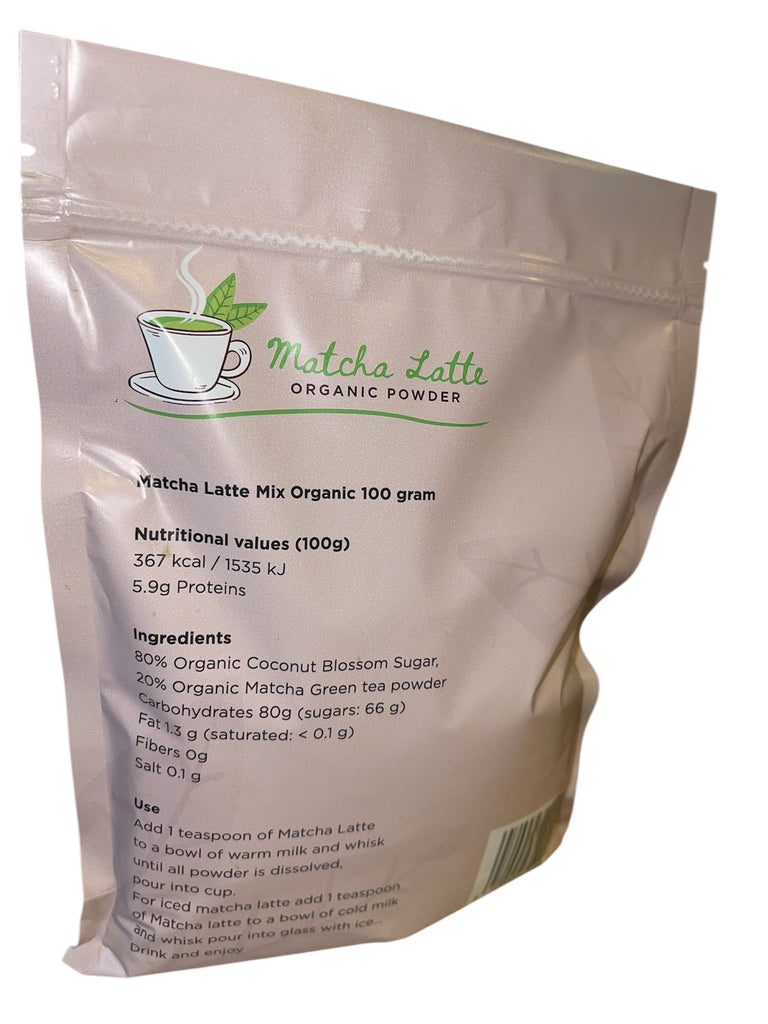 100g Matcha Latte Organic Powder