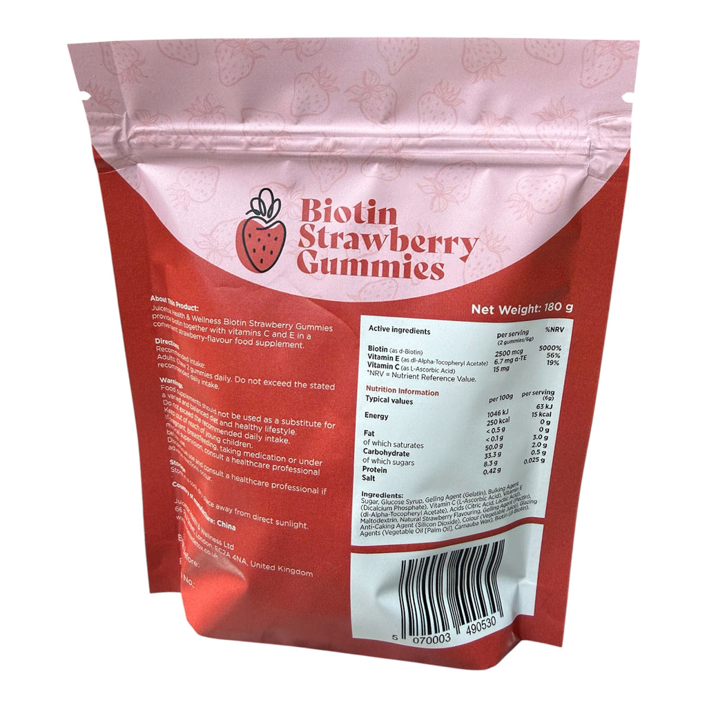 Biotin Strawberry Gummies
