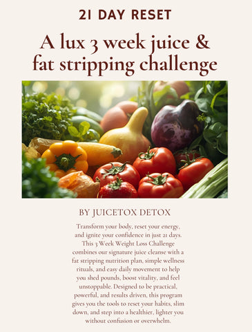 A Lux 3 week transformation eBook - Juice & fat stripping challenge